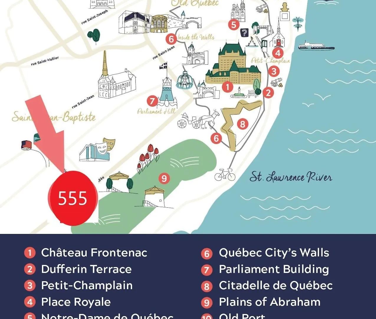 Le 555 Hebergements Touristiques Quebec City 0*,  Canada